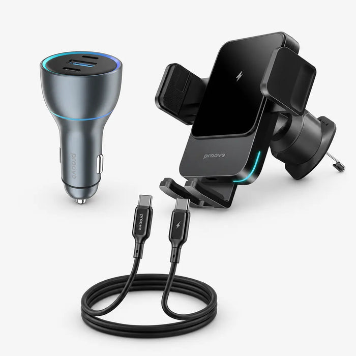 Complete Car Tech Kit bundle featuring the included Proove products