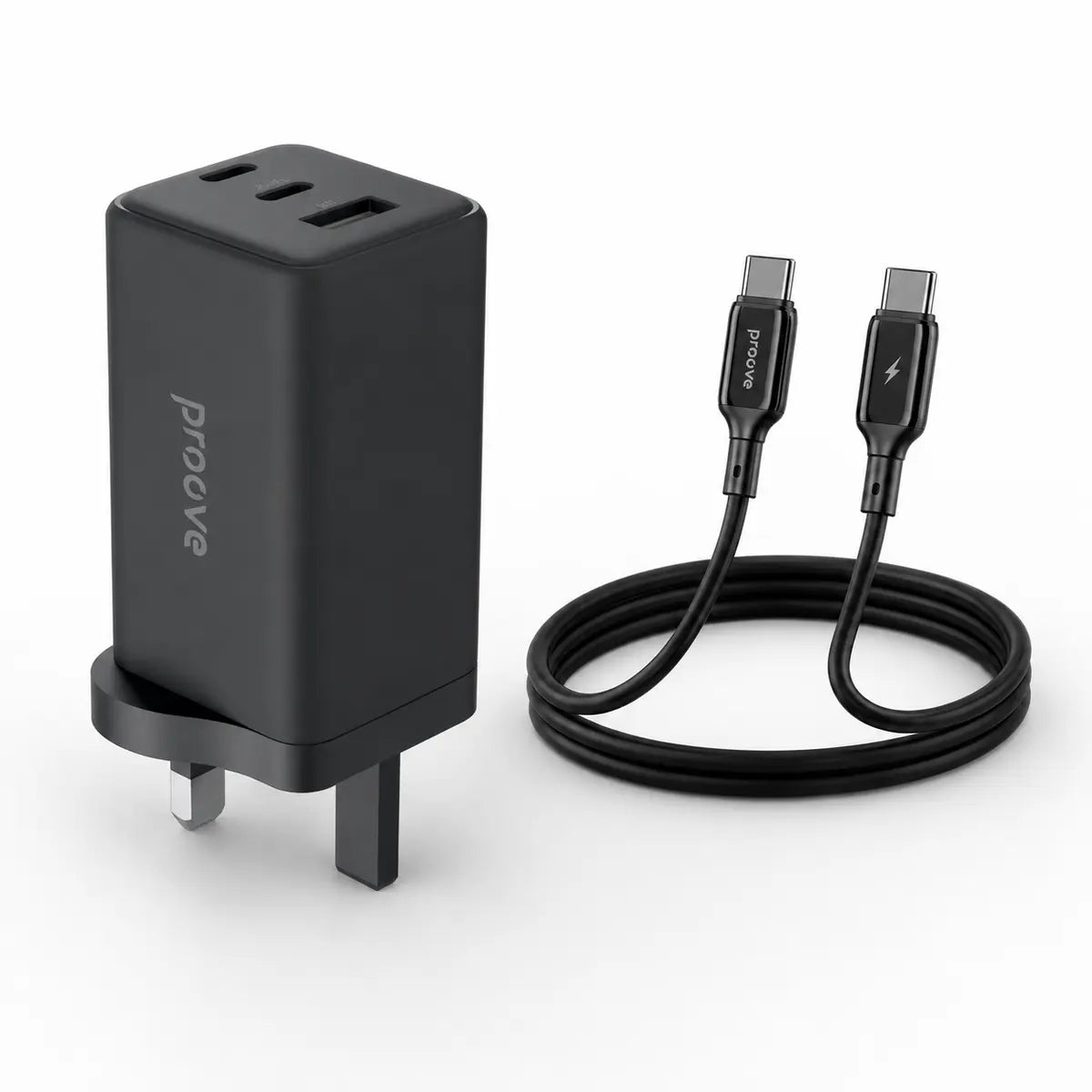Fast Charge Essentials bundle featuring the included Proove products