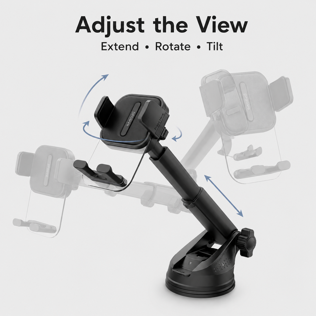 Proove Crystal Clamp Plus adjustable viewing positions