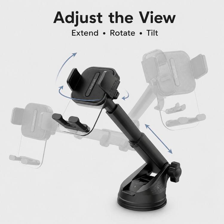 Proove Crystal Clamp Plus adjustable viewing positions