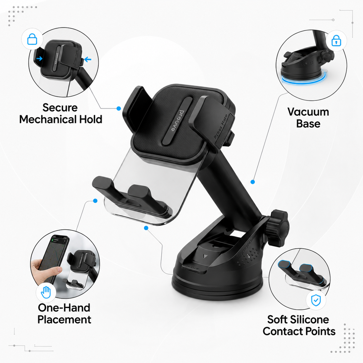 Proove Crystal Clamp Plus verified key features