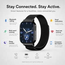 Proove Elysium Smart Watch connected active features infographic