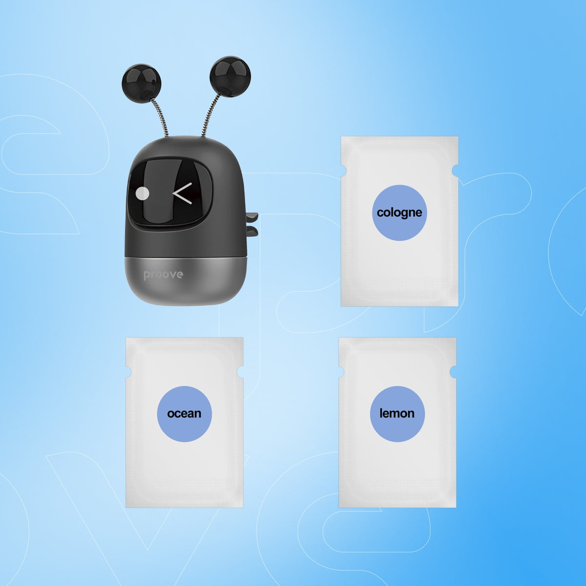 Proove Emoji Robot Car Air Freshener