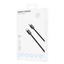 Proove Energy Stream USB-C to USB-C 60W cable black product view