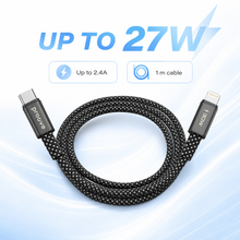 Proove Eternal USB-C to Lightning 27W charging infographic