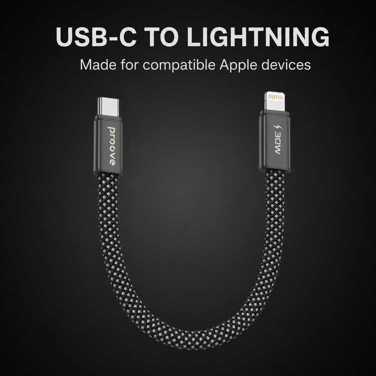 Proove Eternal USB-C to Lightning connector identification