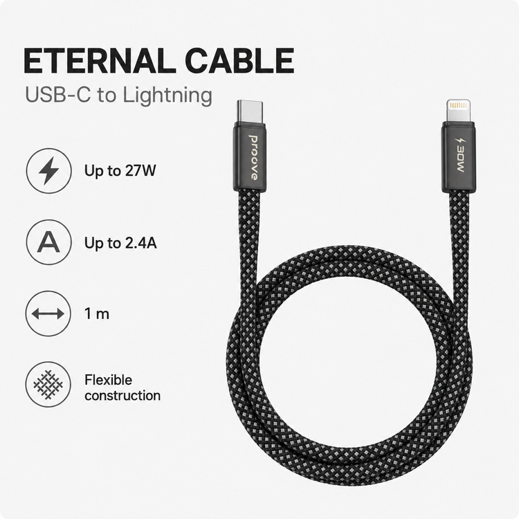 Proove Eternal USB-C to Lightning technical specifications