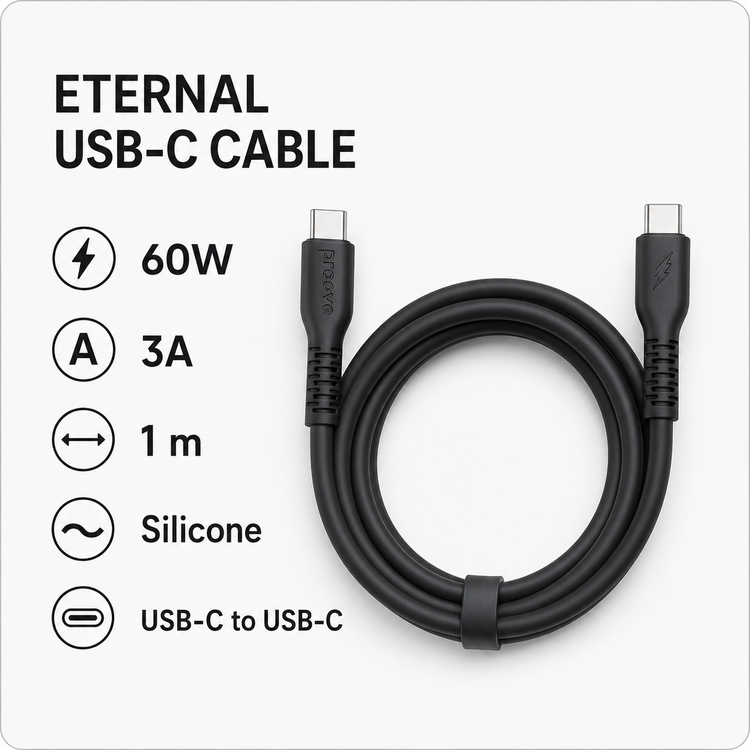 Proove Eternal USB-C to USB-C cable specifications