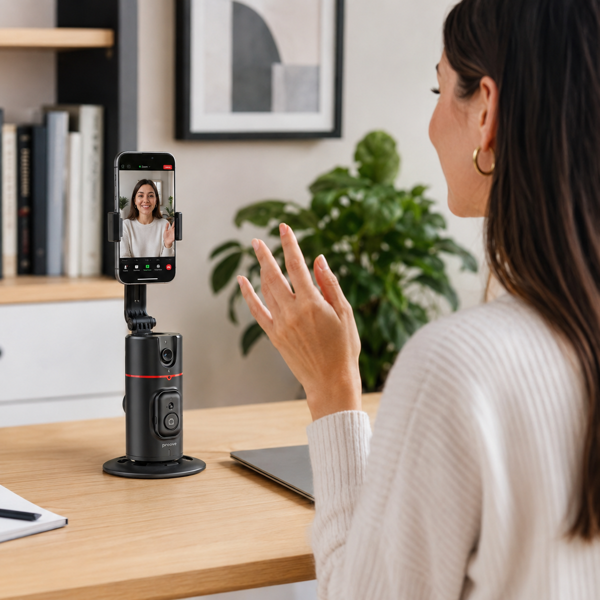 Proove Face Trace hands-free video call lifestyle image