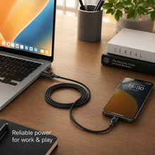 Proove Flex Metal cable lifestyle charging laptop and phone for work and play
