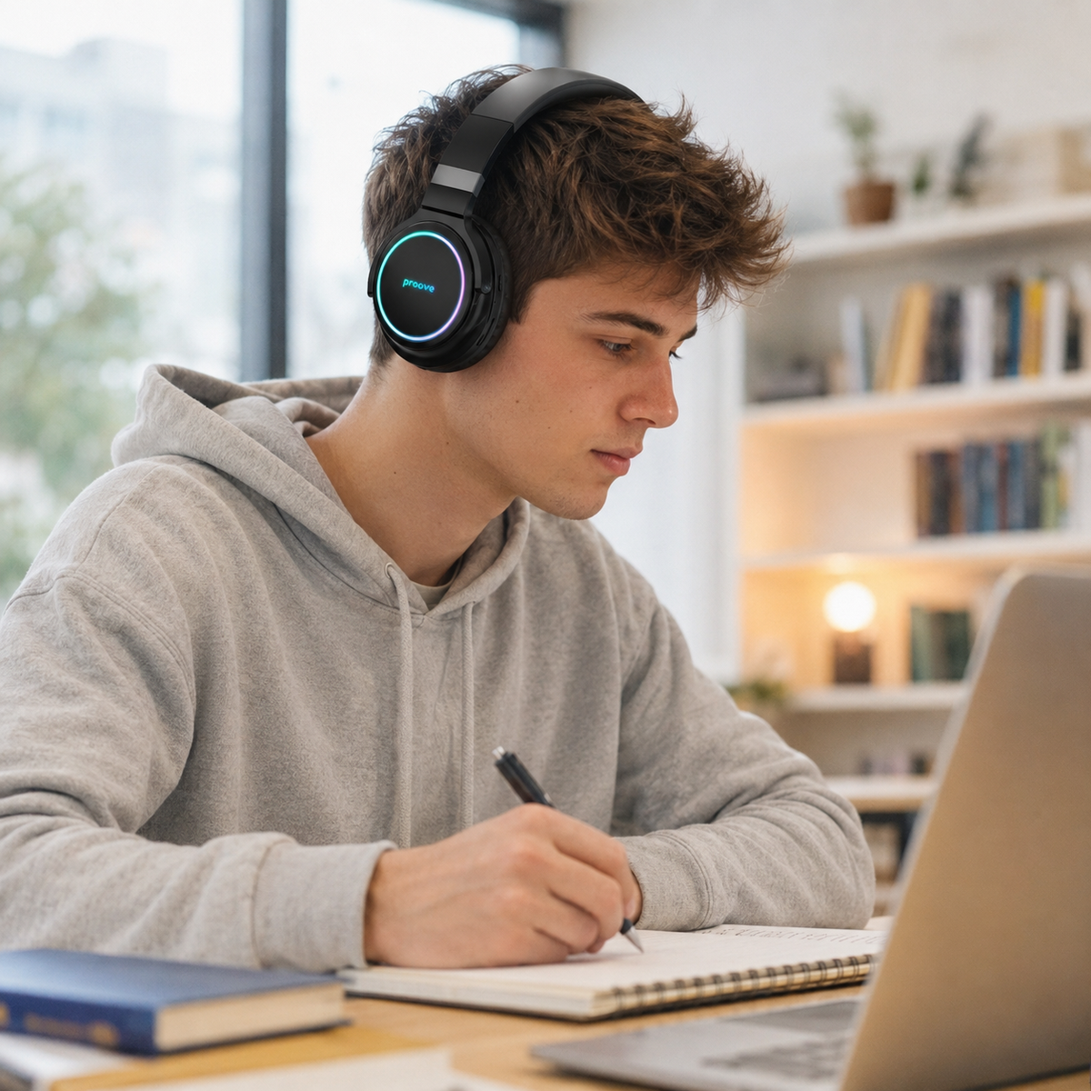 Proove Galaxy wireless headphones study lifestyle