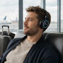 Proove Galaxy wireless headphones airport travel lifestyle