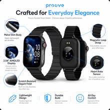 Proove Humble Smart Watch everyday elegance design and build quality infographic