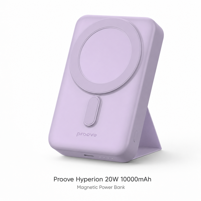 Proove Hyperion 20W 10000mAh purple magnetic power bank main image