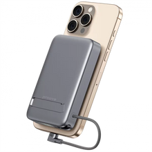 Proove OverPower magnetically attached behind phone with USB-C cable