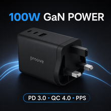 Proove Pocket GaN Max 100W power with PD 3.0 QC 4.0 and PPS