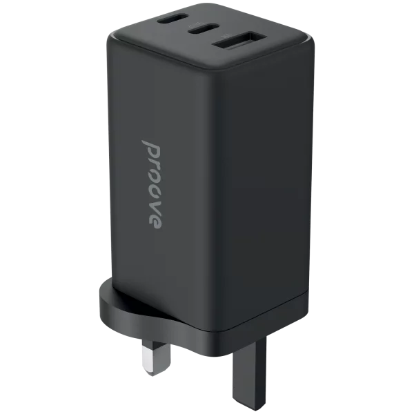 Proove Pocket GaN Max 100W UK Wall Charger Black