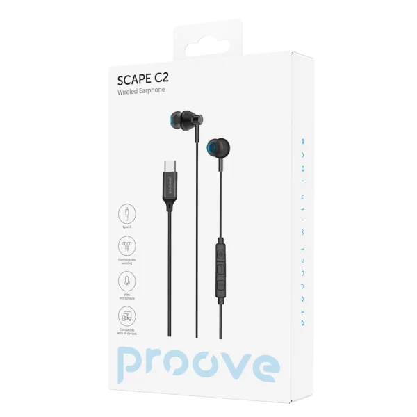 Proove Scape C2 USB-C Wired Earphones