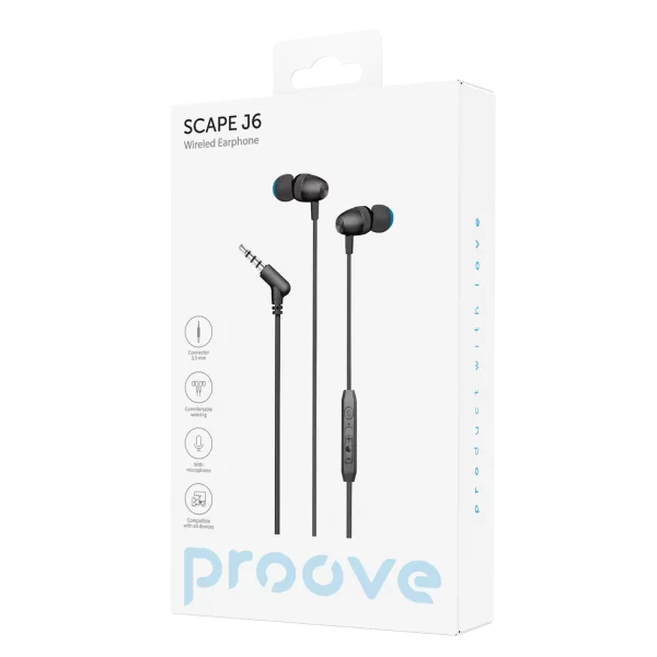 Proove Scape J6 3.5mm Wired Earphones
