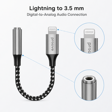 Proove SoundMesh Lightning and 3.5mm connector details