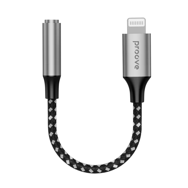 Proove SoundMesh Lightning to 3.5mm adapter – Gray