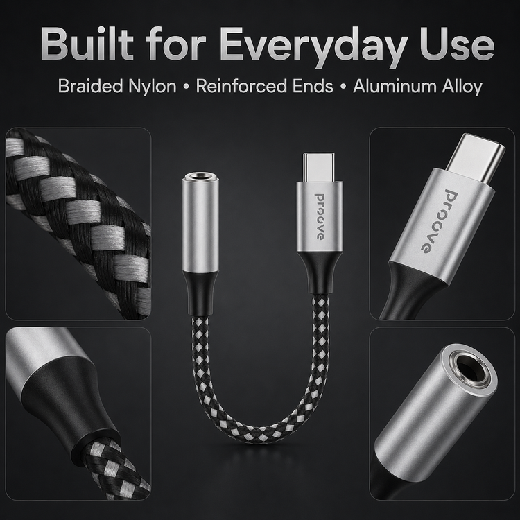 Proove SoundMesh braided nylon and aluminum construction