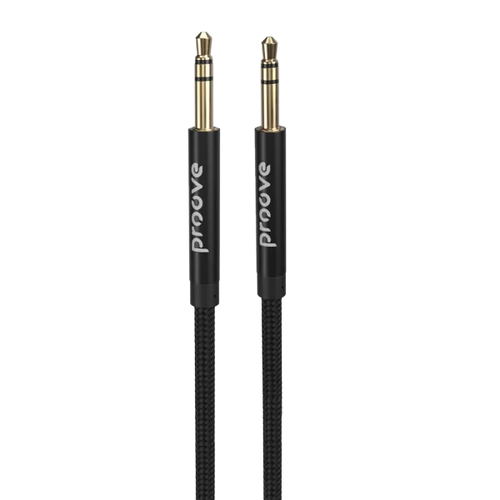 Proove Weft 1m 3.5mm AUX cable – Black