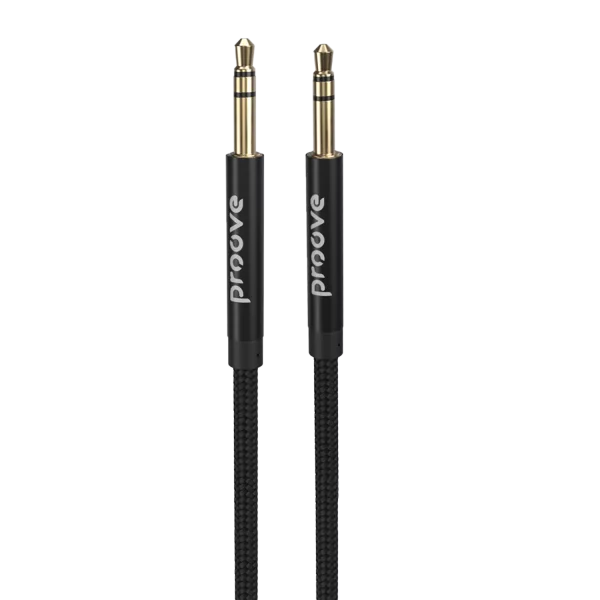 Proove Weft 1m 3.5mm AUX cable – Black